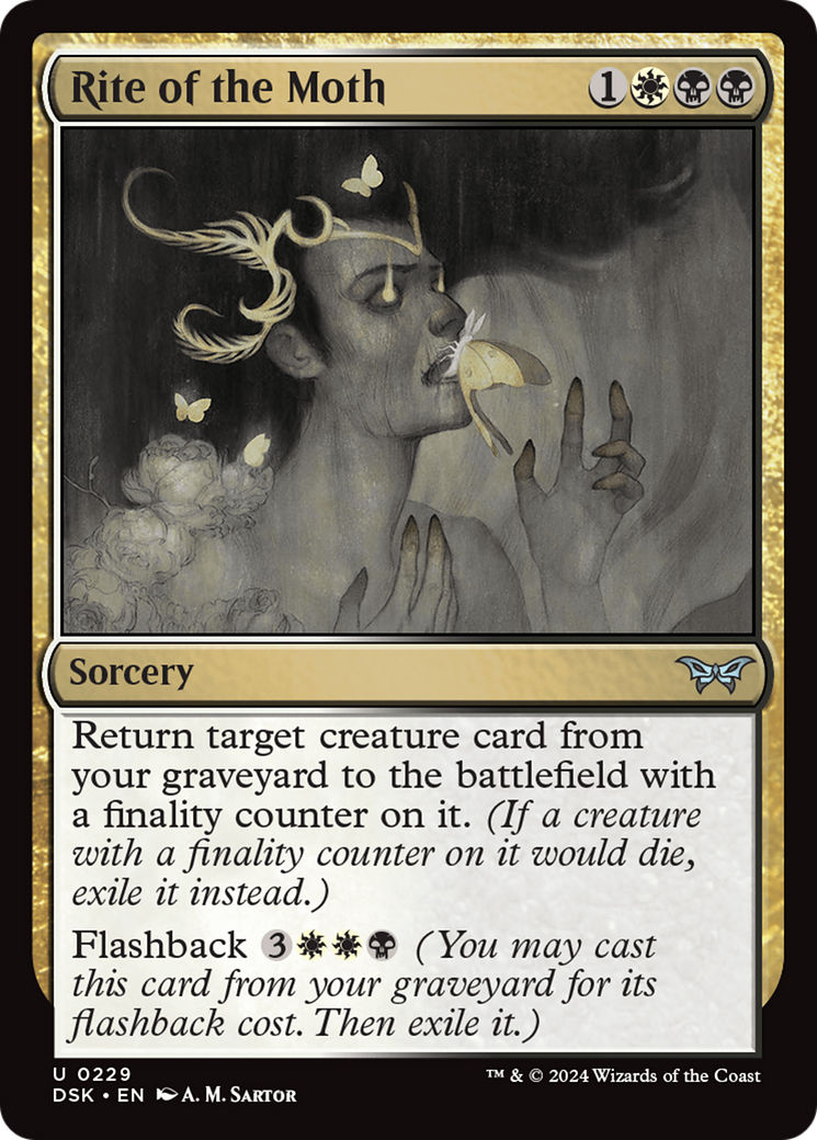 Rite of the Moth [Duskmourn: House of Horror] | I Want That Stuff Brandon