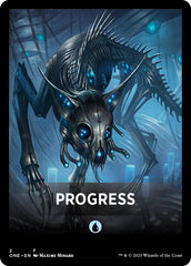 Progress Theme Card [Phyrexia: All Will Be One Tokens] | I Want That Stuff Brandon