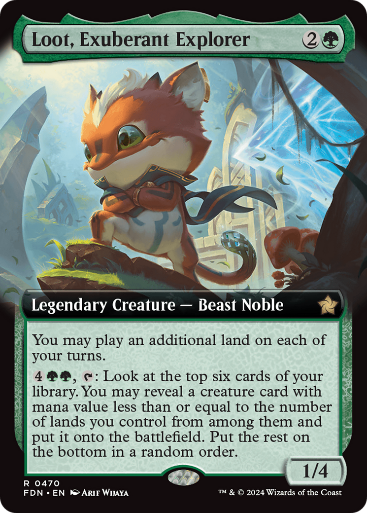 Loot, Exuberant Explorer (Extended Art) [Foundations] | I Want That Stuff Brandon