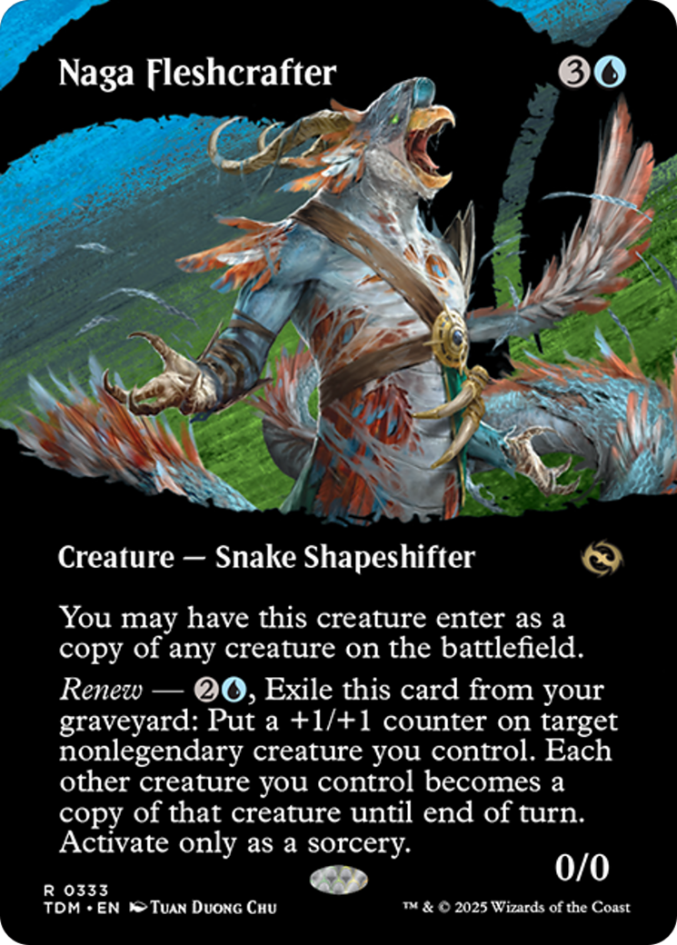 Naga Fleshcrafter (Borderless) [Tarkir: Dragonstorm] | I Want That Stuff Brandon