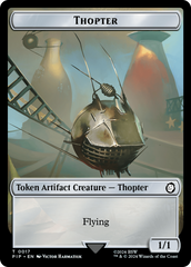 Thopter // Treasure (0018) Double-Sided Token [Fallout Tokens] | I Want That Stuff Brandon