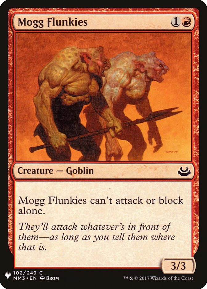 Mogg Flunkies [Mystery Booster] | I Want That Stuff Brandon