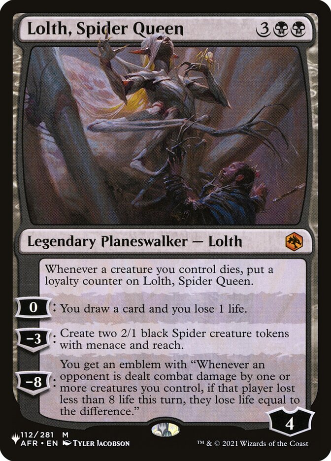 Lolth, Spider Queen [The List] | I Want That Stuff Brandon