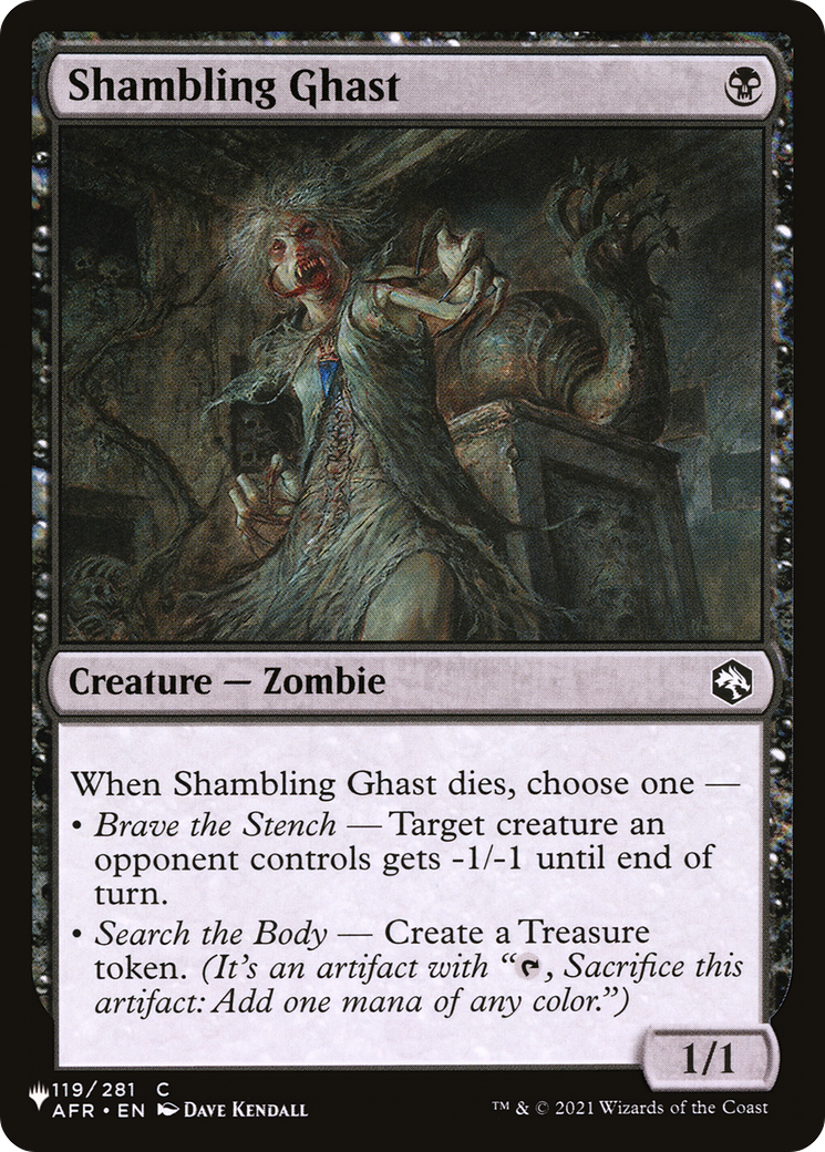 Shambling Ghast [The List Reprints] | I Want That Stuff Brandon