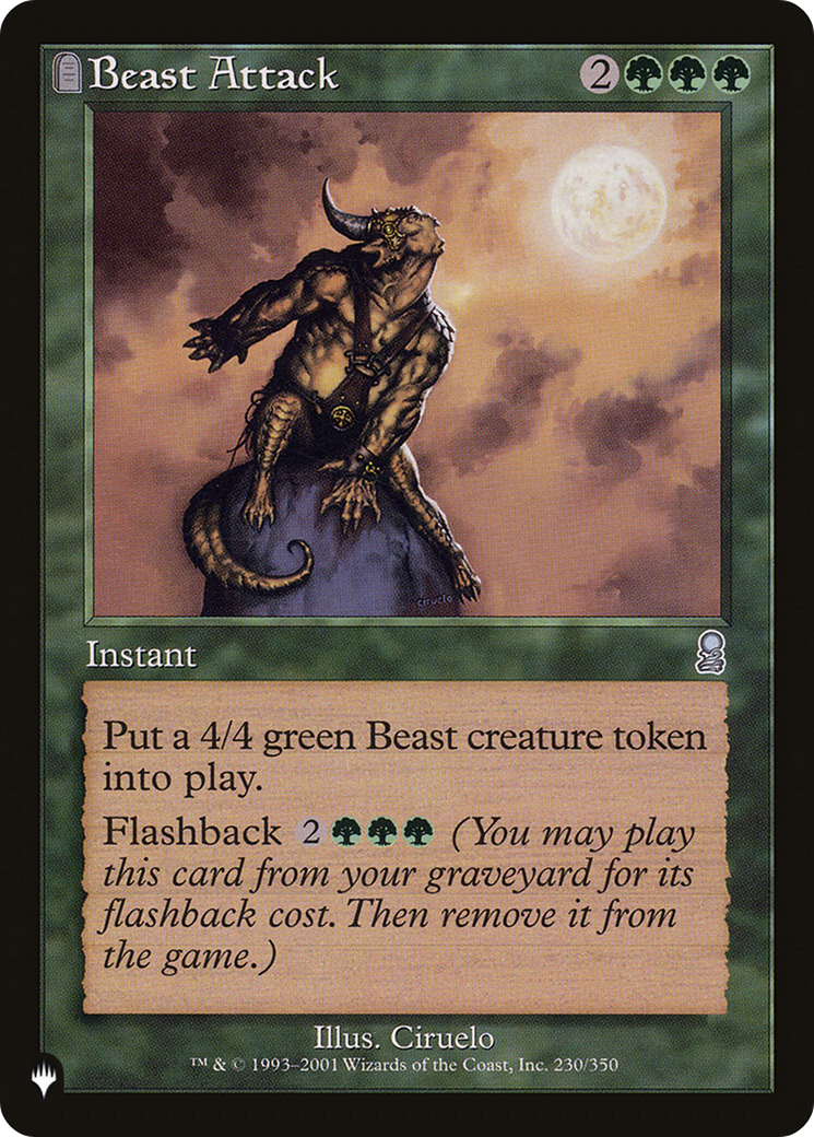 Beast Attack [The List Reprints] | I Want That Stuff Brandon