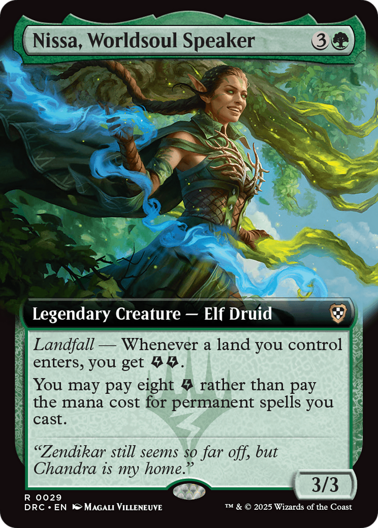 Nissa, Worldsoul Speaker (Extended Art) [Aetherdrift Commander] | I Want That Stuff Brandon