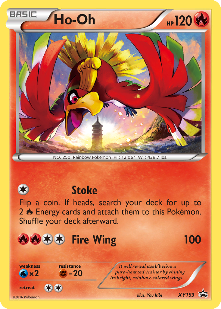 Ho-Oh (XY153) [XY: Black Star Promos] | I Want That Stuff Brandon