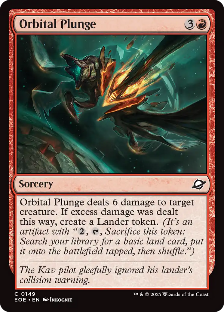 Orbital Plunge [Edge of Eternities] | I Want That Stuff Brandon
