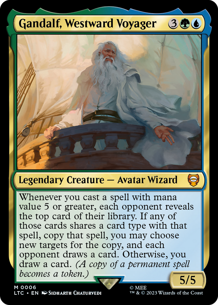 Gandalf, Westward Voyager [The Lord of the Rings: Tales of Middle-Earth Commander] | I Want That Stuff Brandon