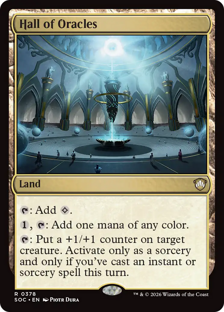 Hall of Oracles [Secrets of Strixhaven Commander] | I Want That Stuff Brandon