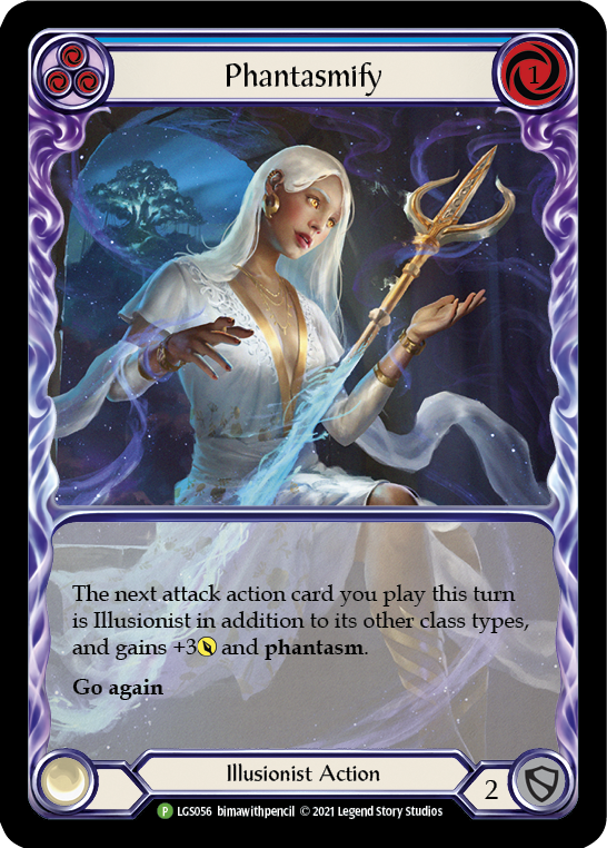 Phantasmify (Blue) [LGS056] (Promo)  Rainbow Foil | I Want That Stuff Brandon
