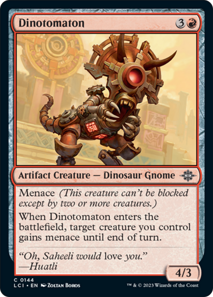 Dinotomaton [The Lost Caverns of Ixalan] | I Want That Stuff Brandon