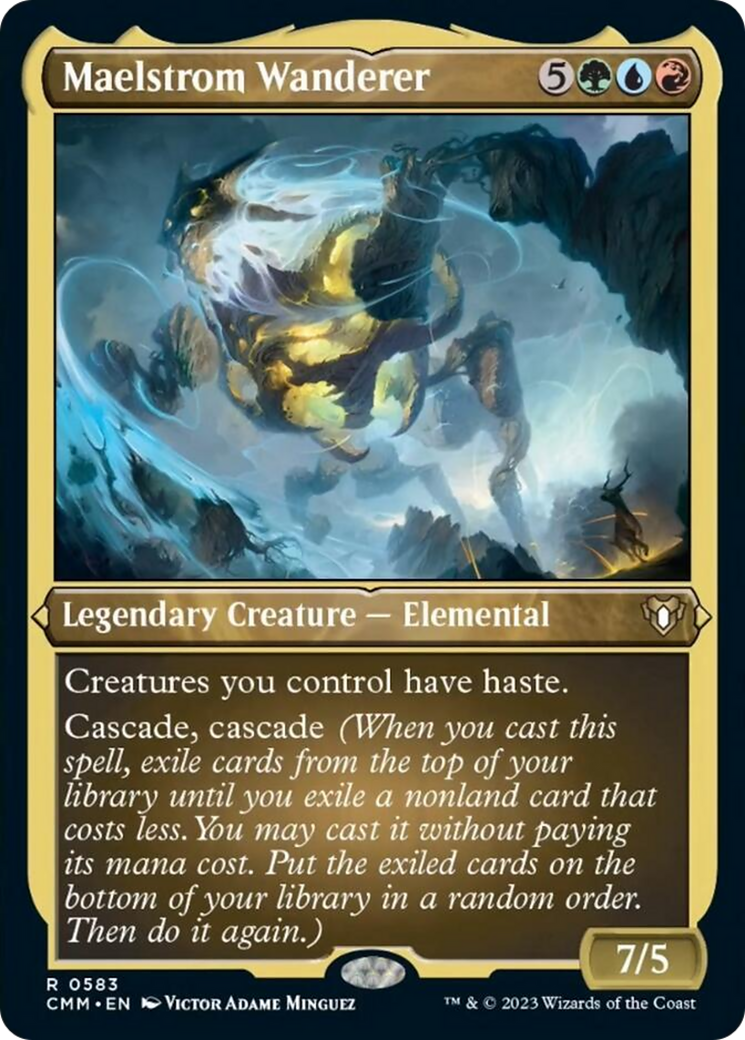 Maelstrom Wanderer (Foil Etched) [Commander Masters] | I Want That Stuff Brandon