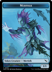 Thopter (0020) // Merfolk Double-Sided Token [Murders at Karlov Manor Tokens] | I Want That Stuff Brandon