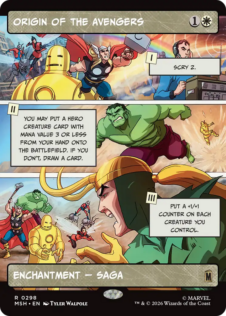 Origin of the Avengers (Borderless) [Marvel Super Heroes] | I Want That Stuff Brandon