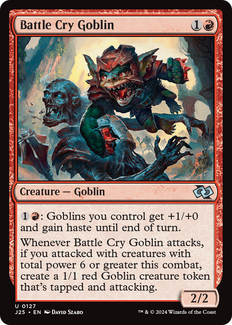 Battle Cry Goblin [Foundations Jumpstart] | I Want That Stuff Brandon