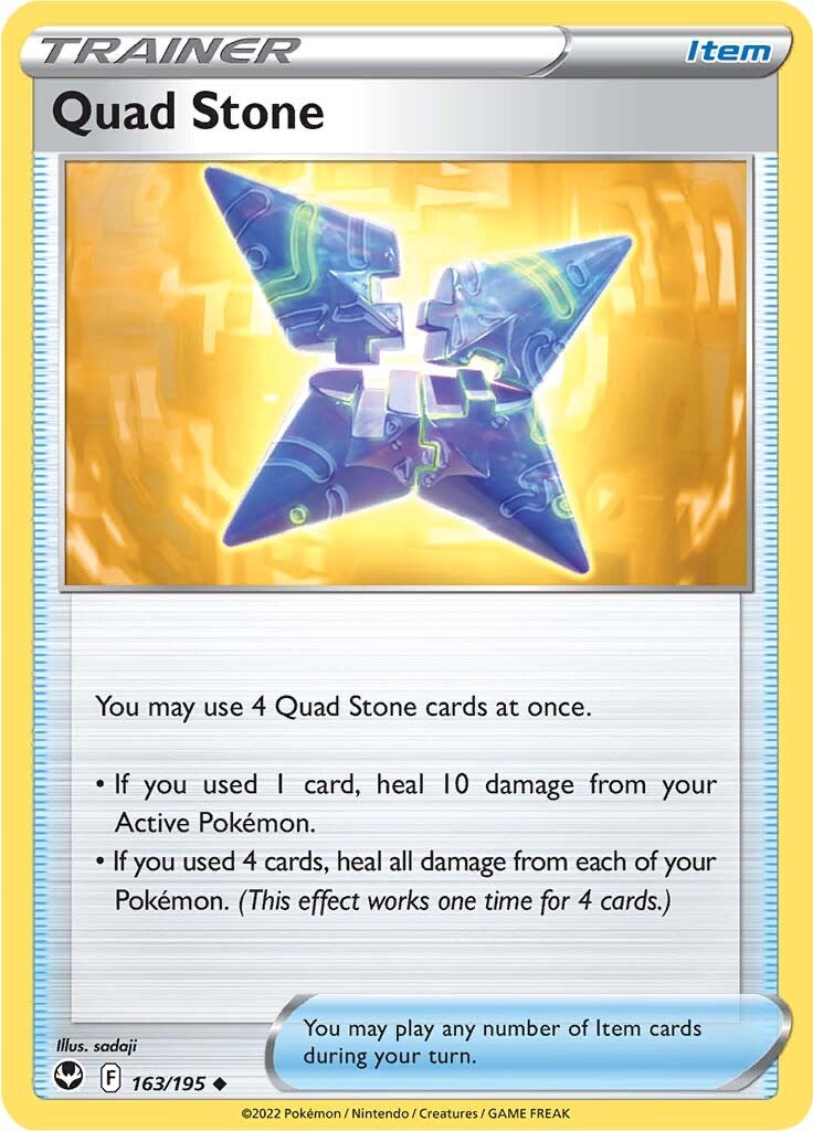 Quad Stone (163/195) [Sword & Shield: Silver Tempest] | I Want That Stuff Brandon
