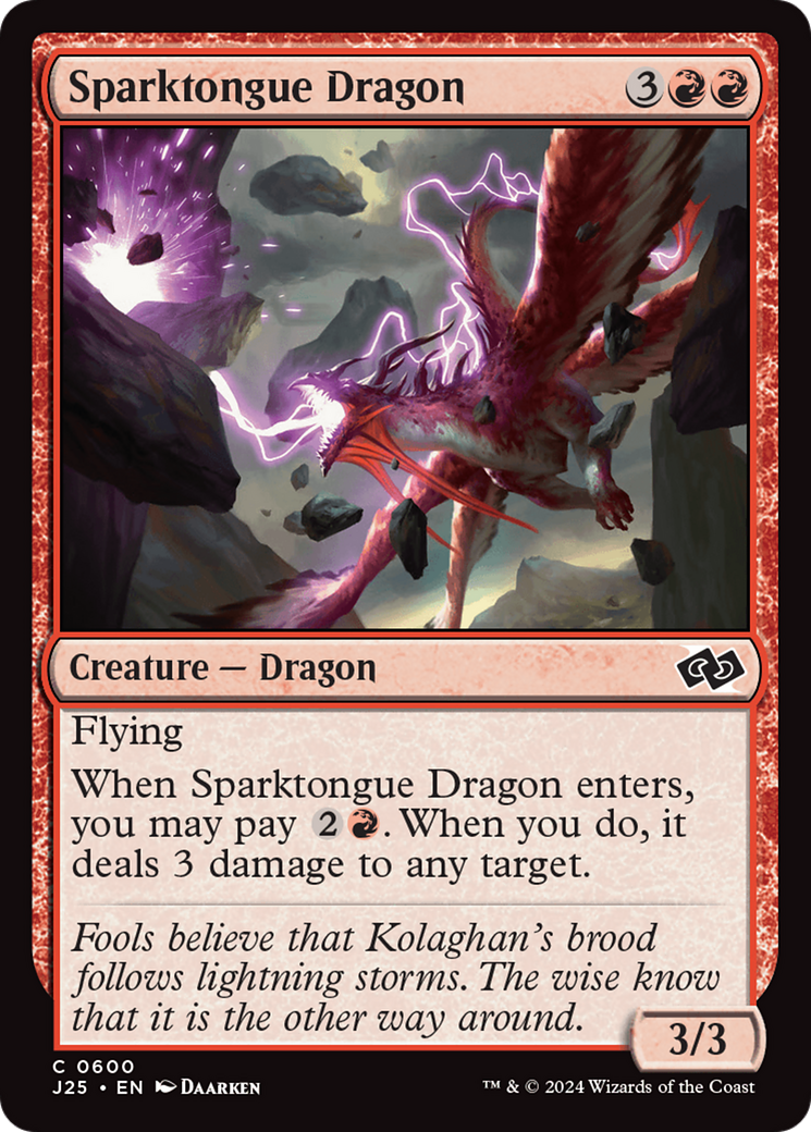 Sparktongue Dragon [Foundations Jumpstart] | I Want That Stuff Brandon