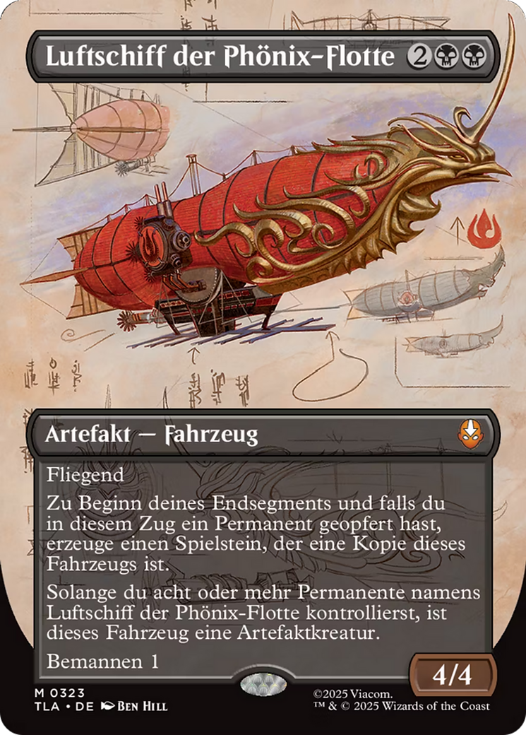 Phoenix Fleet Airship (Borderless) [Avatar: The Last Airbender] | I Want That Stuff Brandon