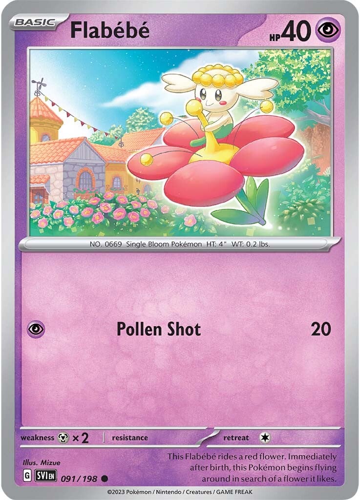 Flabebe (091/198) [Scarlet & Violet: Base Set] | I Want That Stuff Brandon