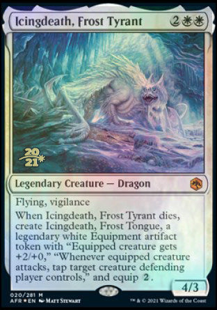 Icingdeath, Frost Tyrant [Dungeons & Dragons: Adventures in the Forgotten Realms Prerelease Promos] | I Want That Stuff Brandon