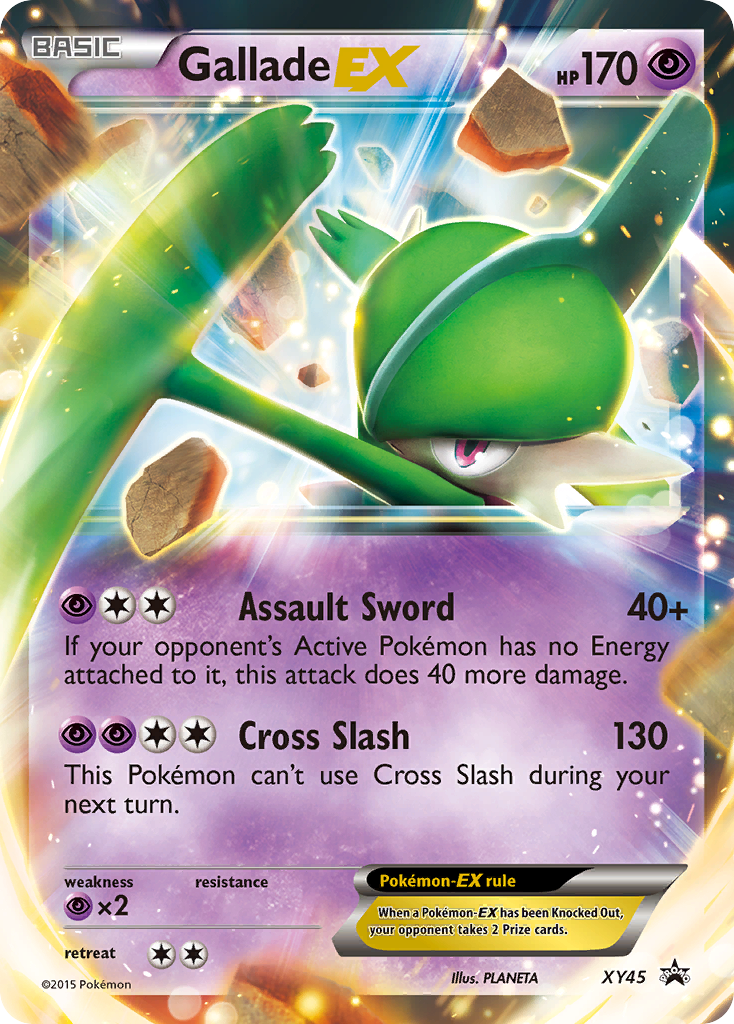 Gallade EX (XY45) [XY: Black Star Promos] | I Want That Stuff Brandon