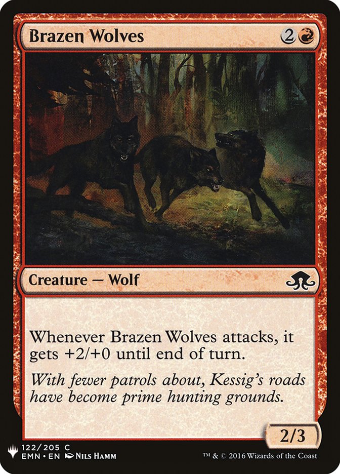 Brazen Wolves [Mystery Booster] | I Want That Stuff Brandon