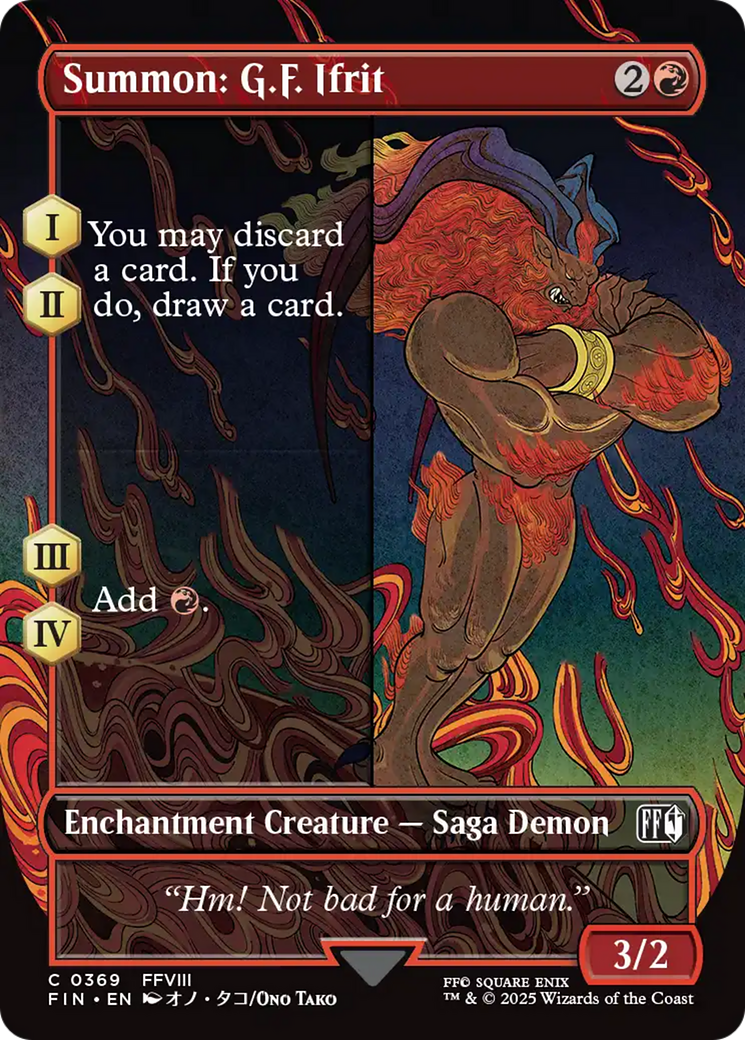Summon: G.F. Ifrit (Borderless) [FINAL FANTASY] | I Want That Stuff Brandon