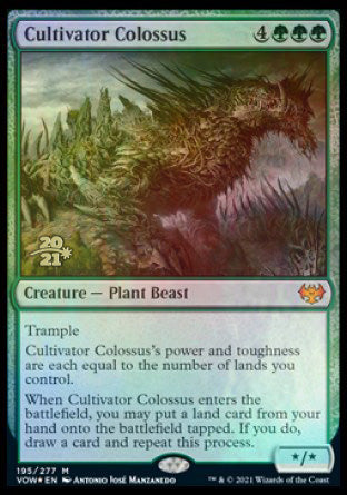 Cultivator Colossus [Innistrad: Crimson Vow Prerelease Promos] | I Want That Stuff Brandon