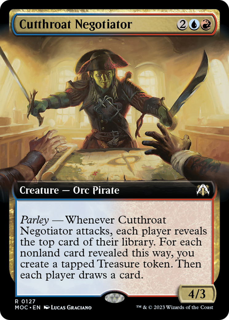 Cutthroat Negotiator (Extended Art) [March of the Machine Commander] | I Want That Stuff Brandon