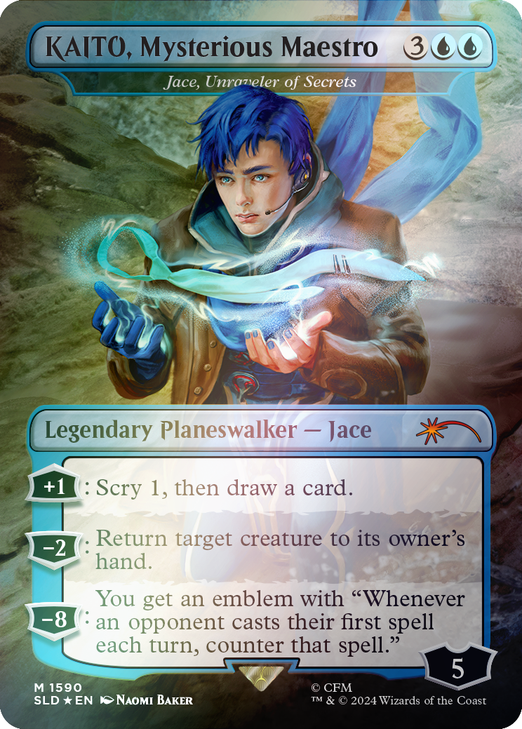 KAITO, Mysterious Maestro - Jace, Unraveler of Secrets (Rainbow Foil) [Secret Lair Drop Series] | I Want That Stuff Brandon