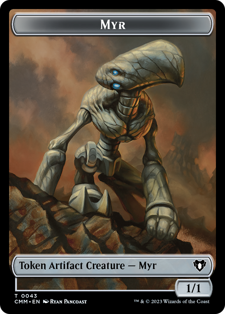 Myr Token [Commander Masters Tokens] | I Want That Stuff Brandon