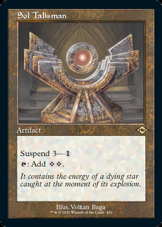 Sol Talisman (Retro Foil Etched) [Modern Horizons 2] | I Want That Stuff Brandon