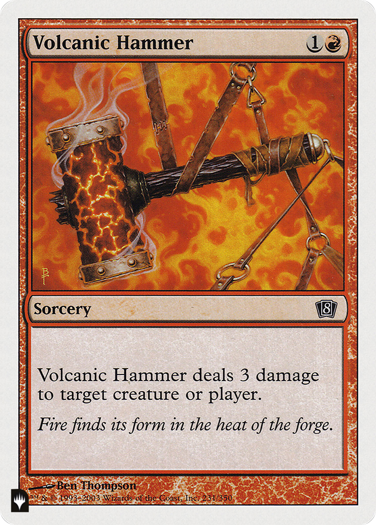 Volcanic Hammer [The List Reprints] | I Want That Stuff Brandon