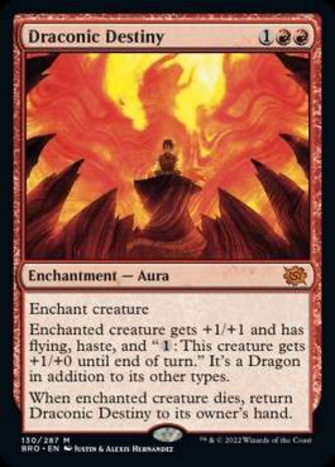 Draconic Destiny (Promo Pack) [The Brothers' War Promos] | I Want That Stuff Brandon