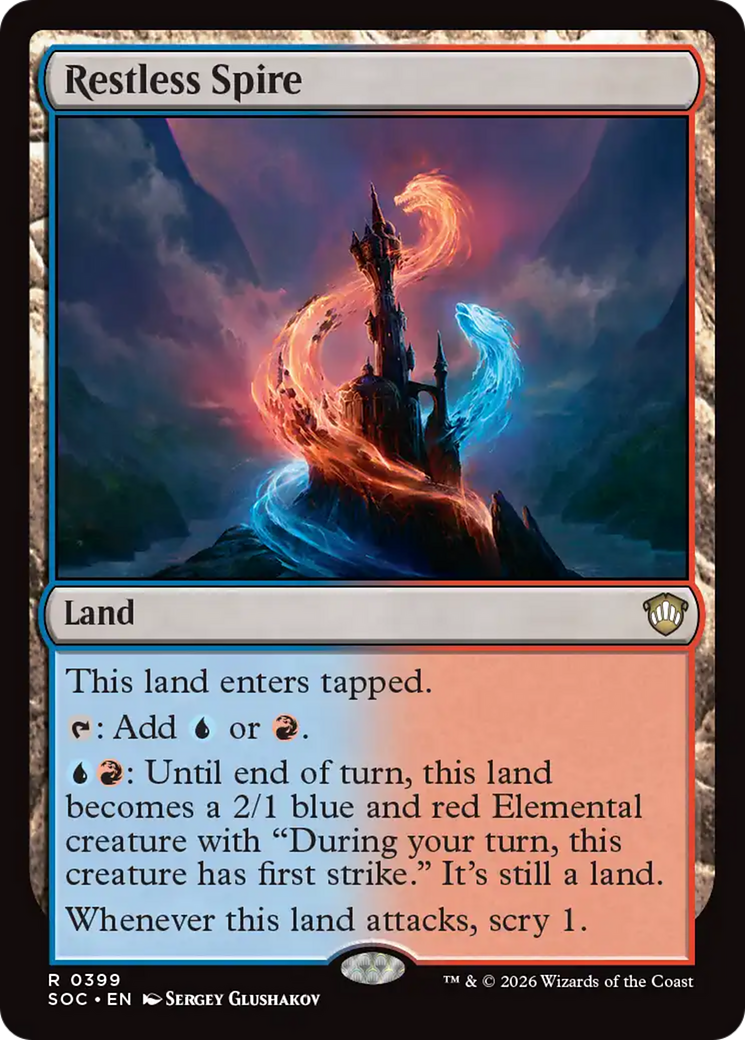 Restless Spire [Secrets of Strixhaven Commander] | I Want That Stuff Brandon