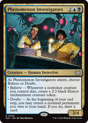 Phenomenon Investigators [Duskmourn: House of Horror Commander] | I Want That Stuff Brandon