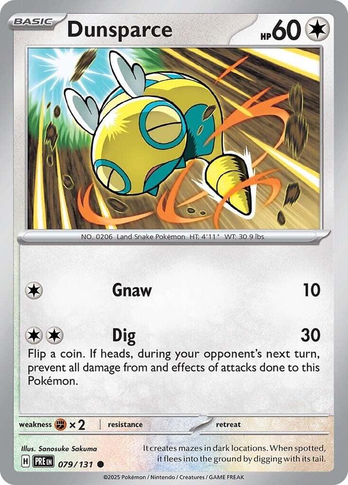 Dunsparce (079/131) [Scarlet & Violet: Prismatic Evolutions] | I Want That Stuff Brandon