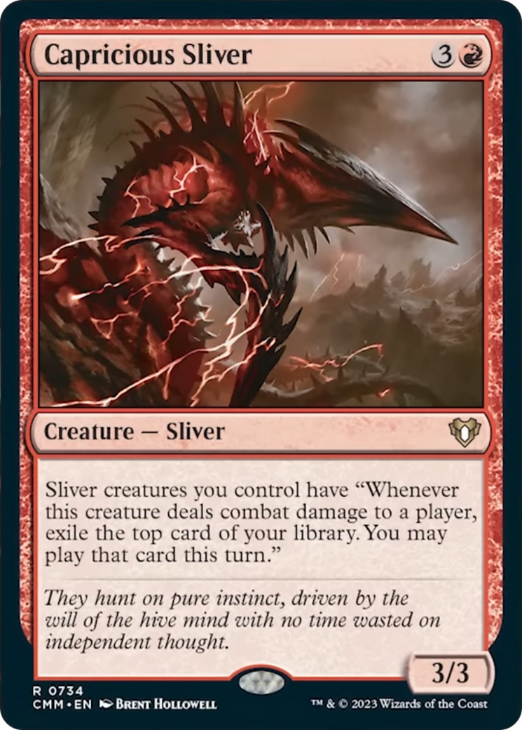 Capricious Sliver [Commander Masters] | I Want That Stuff Brandon