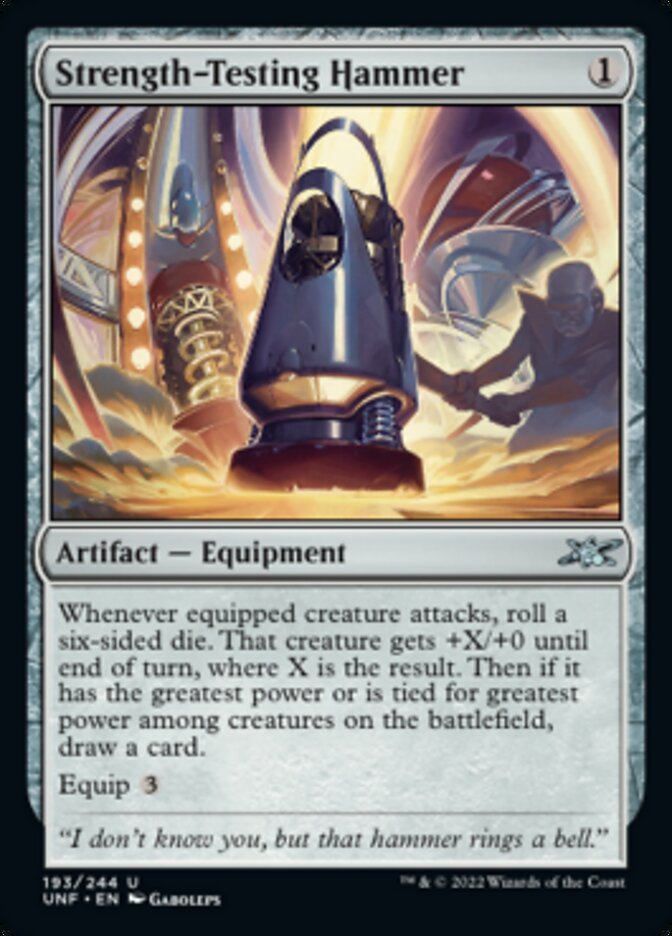 Strength-Testing Hammer [Unfinity] | I Want That Stuff Brandon