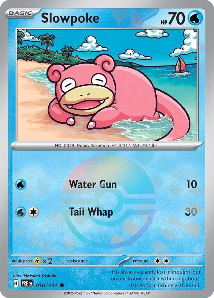 Slowpoke (018/131) (Poke Ball Pattern) [Scarlet & Violet: Prismatic Evolutions] | I Want That Stuff Brandon