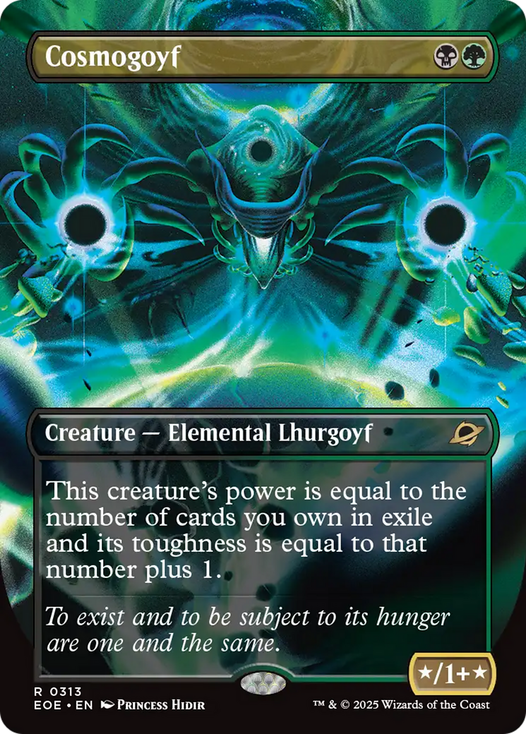 Cosmogoyf (Borderless) [Edge of Eternities] | I Want That Stuff Brandon