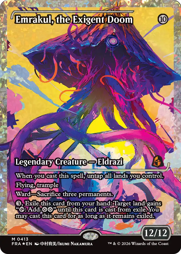 Emrakul, the Exigent Doom (Showcase) (Fracture Foil) [Reality Fracture] | I Want That Stuff Brandon