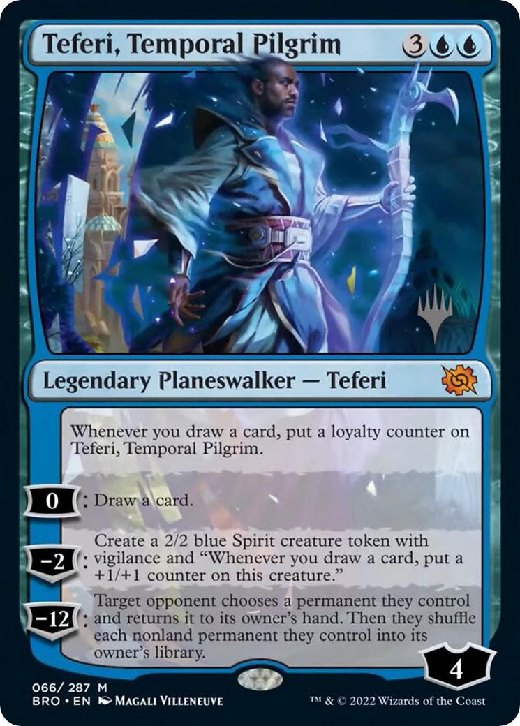 Teferi, Temporal Pilgrim (Promo Pack) [The Brothers' War Promos] | I Want That Stuff Brandon