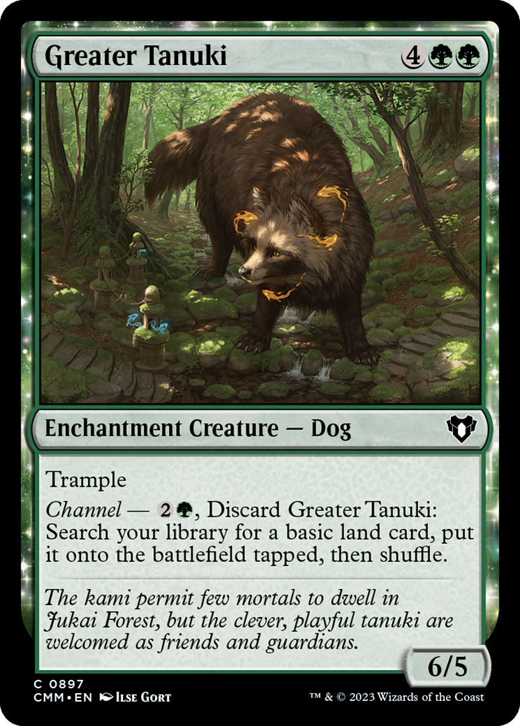 Greater Tanuki [Commander Masters] | I Want That Stuff Brandon