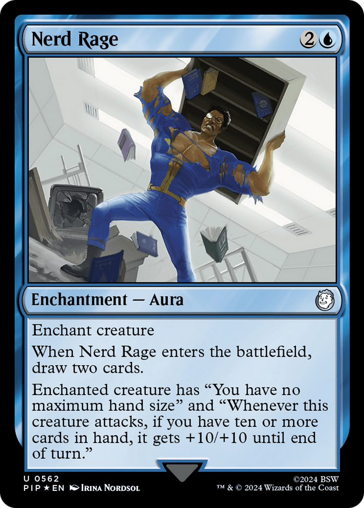 Nerd Rage (Surge Foil) [Fallout] | I Want That Stuff Brandon