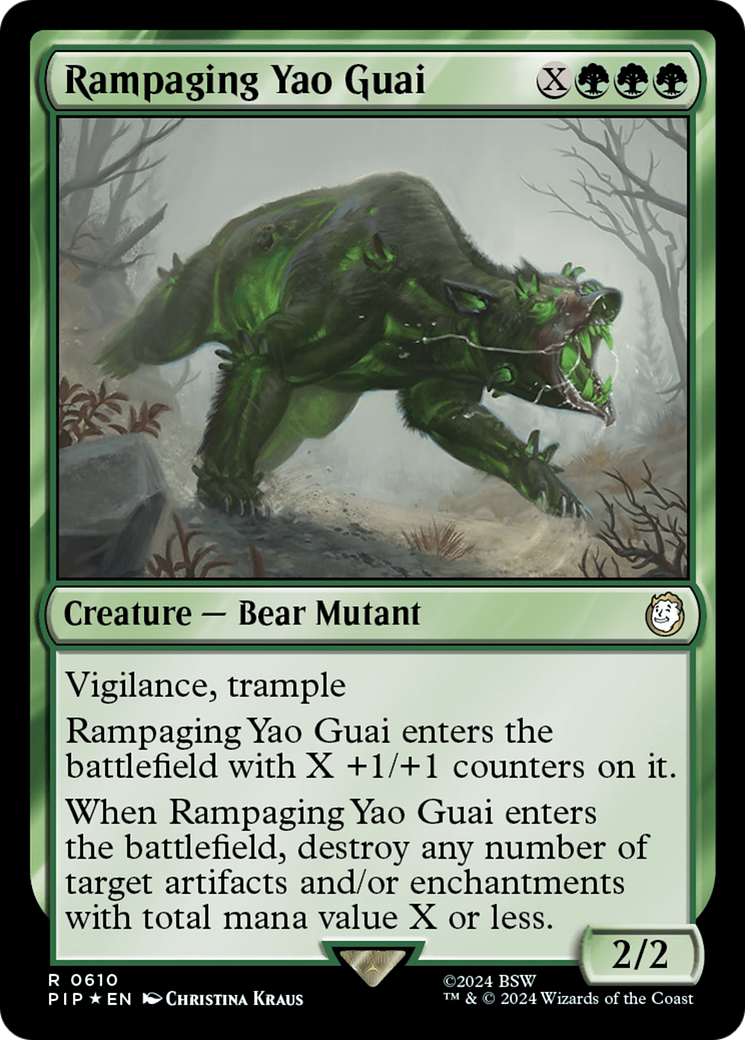 Rampaging Yao Guai (Surge Foil) [Fallout] | I Want That Stuff Brandon