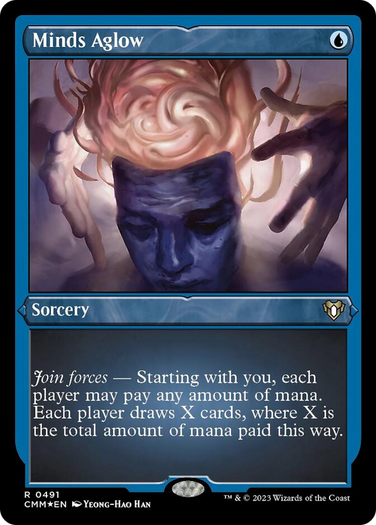 Minds Aglow (Foil Etched) [Commander Masters] | I Want That Stuff Brandon