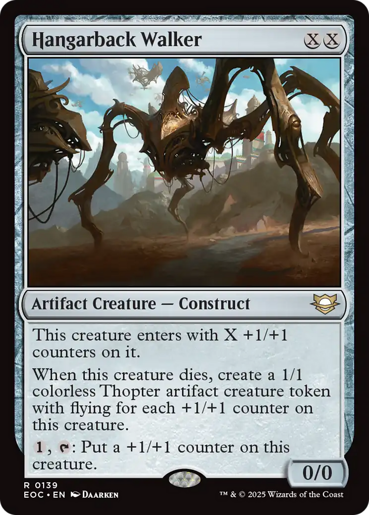 Hangarback Walker [Edge of Eternities Commander] | I Want That Stuff Brandon