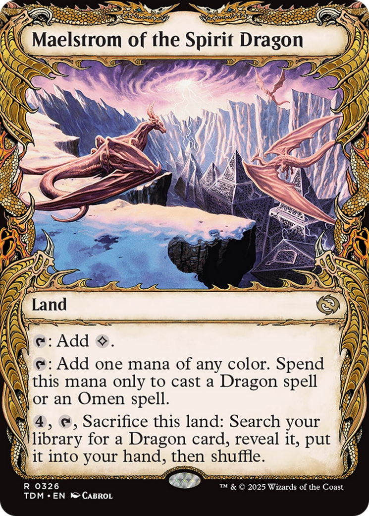 Maelstrom of the Spirit Dragon (Showcase) [Tarkir: Dragonstorm] | I Want That Stuff Brandon